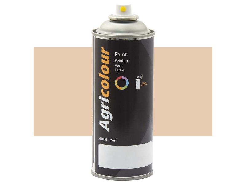 Agricolour - Beige Gloss Paint 400ml Aerosol Image 1
