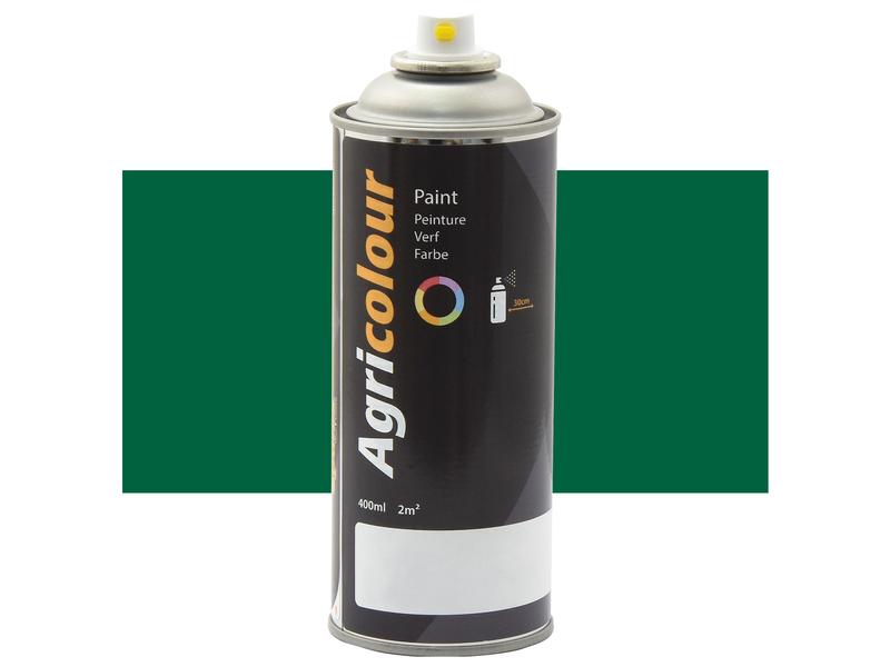 Agricolour - Green Gloss Paint 400ml Aerosol Image 1