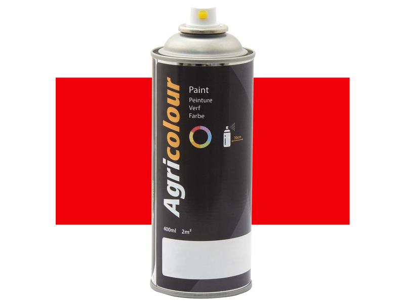 Agricolour - Red Gloss Paint 400ml Aerosol Image 1