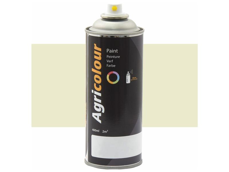 Agricolour - White Gloss Paint 400ml Aerosol Image 1