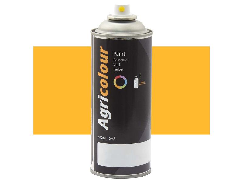 Agricolour - Yellow Gloss Paint 400ml Aerosol Image 1