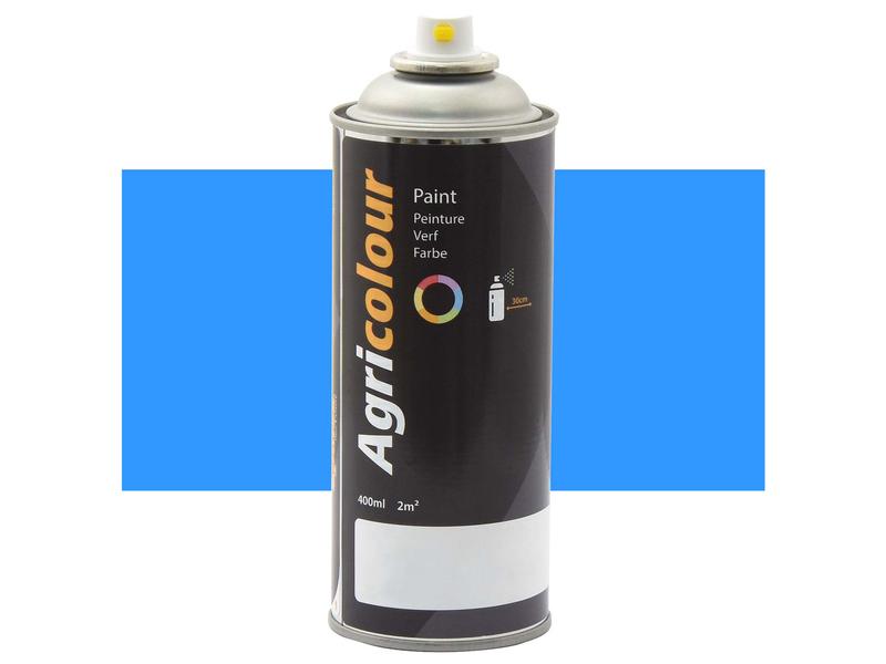 Agricolour - Light Blue Gloss Paint 400ml Aerosol Image 1
