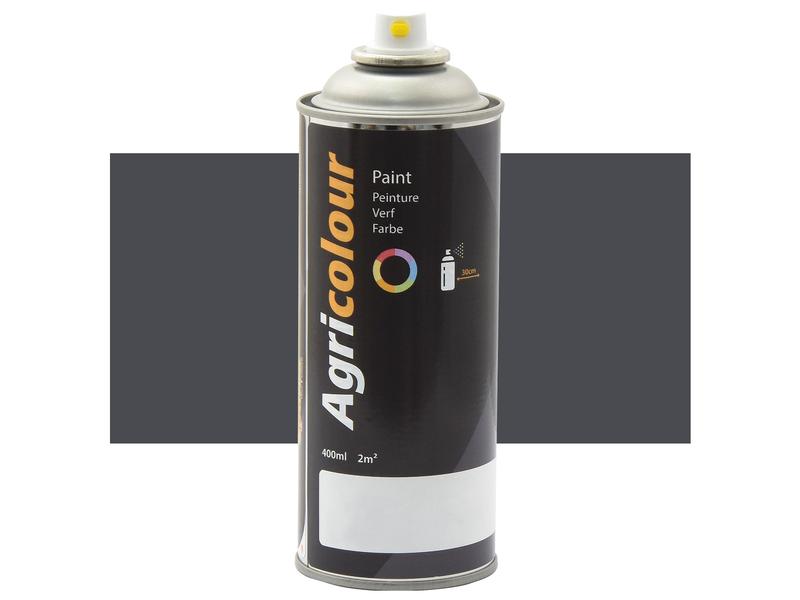 Agricolour - Grey Gloss Paint 400ml Aerosol Image 1