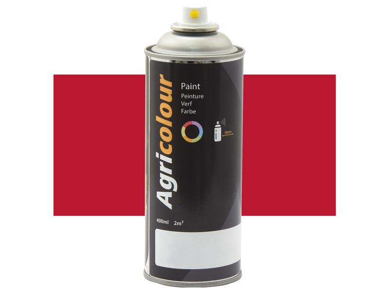 Agricolour - Red Gloss Paint 400ml Aerosol Image 1