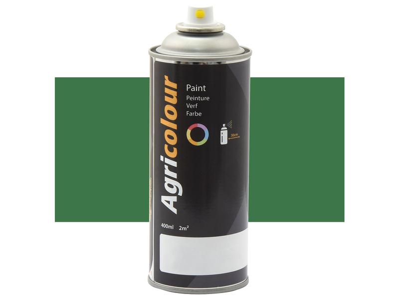Agricolour - Green Gloss Paint 400ml Aerosol Image 1
