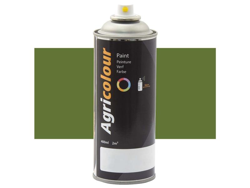 Agricolour - Green Yellow Gloss Paint 400ml Aerosol Image 1