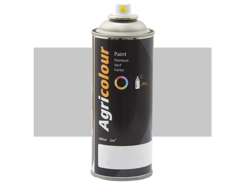 Agricolour - Silver Mist Metallic Paint 400ml Aerosol Image 1