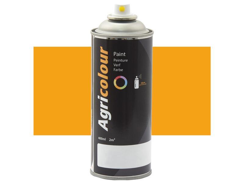 Agricolour - Yellow Gloss Paint 400ml Aerosol Image 1