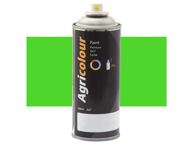Agricolour - Green Gloss Paint 400ml Aerosol Image 1