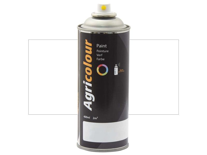 Agricolour - Pure White Gloss Paint 400ml Aerosol Image 1