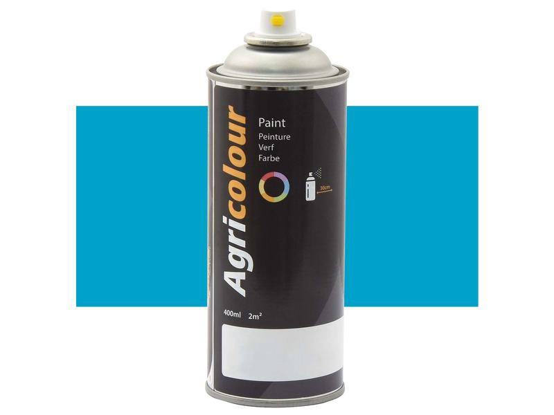 Agricolour - Light Blue Gloss Paint 400ml Aerosol Image 1