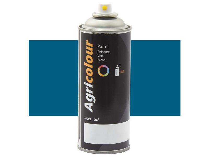 Agricolour - Millenium Blue Gloss Paint 400ml Aerosol Image 1