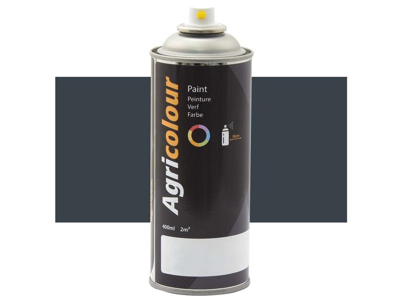 Agricolour - Grey Gloss Paint 400ml Aerosol Image 1