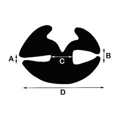 Glazing Rubber - H Type 2