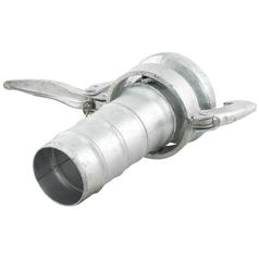 Coupling with hose end - Female 4\'\' (108mm) x4\'\' (102mm) (Galvanised) 2