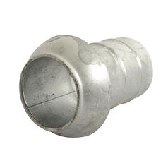 Coupling with Hose End - Male 4\'\' (108mm) x4\'\' (102mm) (Galvanised) 1