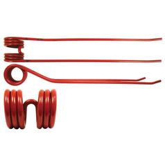 Swather/Tedder Tine Length: 595mm, Width: 90mm, Ø9.5mm - Replacement for Claas 1