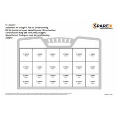 Air conditioning O\'Ring Kit (Compak 225 pcs.) 3