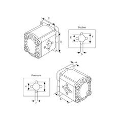 Single Hydraulic Pump 84530167 3