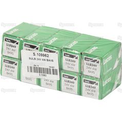 Light Bulb (Filament) T4W, 24V, 4W, BA9s (Box 1 pc.) 3