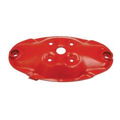 Mower cutting disc - Length: 390mm, Depth: 45mm, Hole centres: 80 & 340mm, Replacement for Kuhn. 1