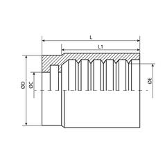 Dicsa 2SN/2SC 2 Wire Ferrule 5/16\'\' 3