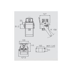 Faster Multiport Coupling - 2 Ports 3/8\'\' Body x 1/2\'\' BSP Female Thread (Mobile Part) 2