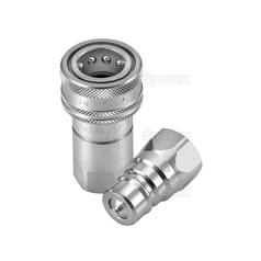 Faster Quick Release Hydraulic Coupling Female 1/4\'\' Body x 1/4\'\' BSP Female Thread 3