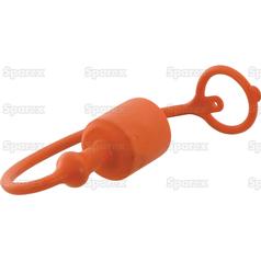 Faster Dust Cap Orange PVC Fits 1/2\'\' Male Coupling - TF Series TF12A 3