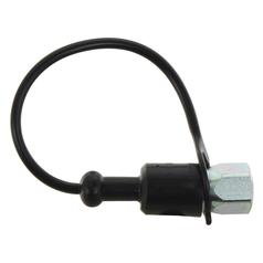 Faster Dust Cap Black PVC Fits 1/4\'\' Male Coupling - TF Series TF14N 2