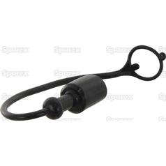 Faster Dust Cap Black PVC Fits 1/4\'\' Male Coupling - TF Series TF14N 3