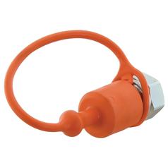 Faster Dust Cap Orange PVC Fits 3/8\'\' Male Coupling - FFH Series TF F38 1