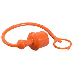 Faster Dust Cap Orange PVC Fits 3/8\'\' Male Coupling - FFH Series TF F38 3