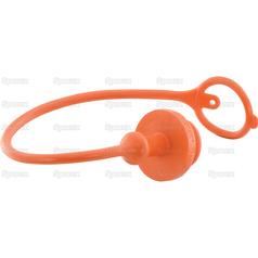 Faster Dust Plug Orange PVC Fits 1/2\'\' Female Coupling - TM Series TM12LA 3