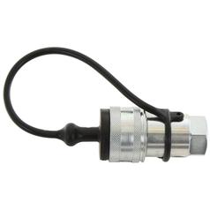 Faster Dust Plug Black PVC Fits 1/4\'\' Female Coupling - TM Series TM14N 2
