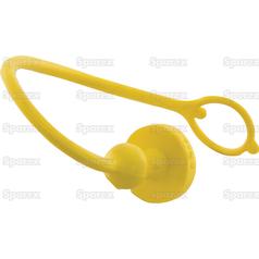 Faster Dust Plug Yellow PVC Fits 3/8\'\' Female Coupling - TMA Series TMA38 3