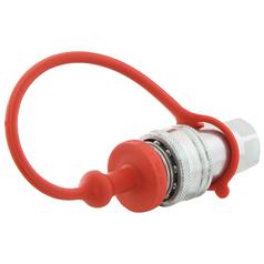 Faster Dust Plug Red PVC Fits 3/8\'\' Female Coupling - TMH Series TMH 38 1