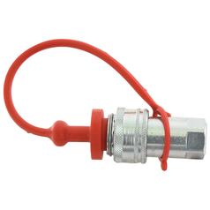 Faster Dust Plug Red PVC Fits 3/8\'\' Female Coupling - TMH Series TMH 38 2