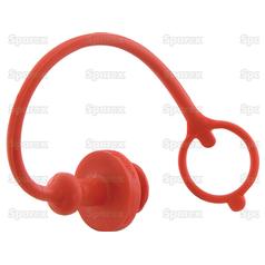 Faster Dust Plug Red PVC Fits 3/8\'\' Female Coupling - TMH Series TMH 38 3