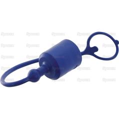 Faster Dust Cap Blue PVC Fits 1/4\'\' Male Coupling - TF Series TF14 3