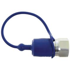 Faster Dust Cap Blue PVC Fits 1\'\' Male Coupling - TF Series TF1 2