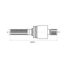 Steering Joint, Length: 211mm 3