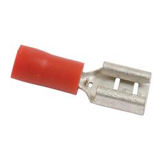 Pre Insulated Spade Terminal, Standard Grip - Female, 6.3mm, Red (0.5 - 1.5mm) 1