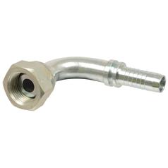 Dicsa BSP 60° Hose Insert 1/4\'\' x 1/8\'\' Female Thread 90° Swept Swivel 2