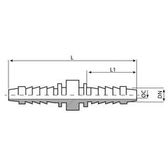 Dicsa Hose Joiner 1/2\'\'  Straight (hose break connection) 3