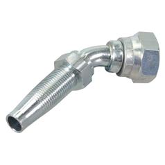 Hydraulic 2-Piece Re-usable Coupling insert 1/2\'\' x 1/2\'\'BSP female 135 swept 2