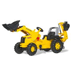 Ride On Rolly Toys New Holland Constuction With Front Loader & Backhoe 1