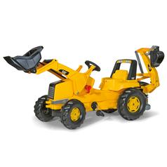 Ride On Rolly Toys CAT Junior With Front Loader & Backhoe 1