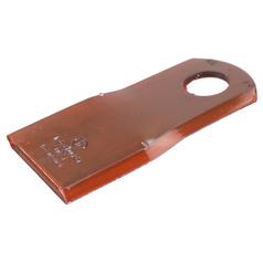 Mower Blade - Twisted blade, top edge sharp - 116x48x4mm - Hole Ø21mm - Replacement for Pottinger 1