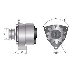 Alternator (Mahle) - 14V, 45 Amps 1
